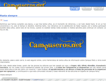 Tablet Screenshot of campuseros.net